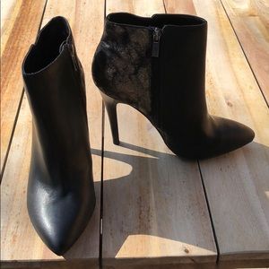 Black, Sparkly, Ankel Boots